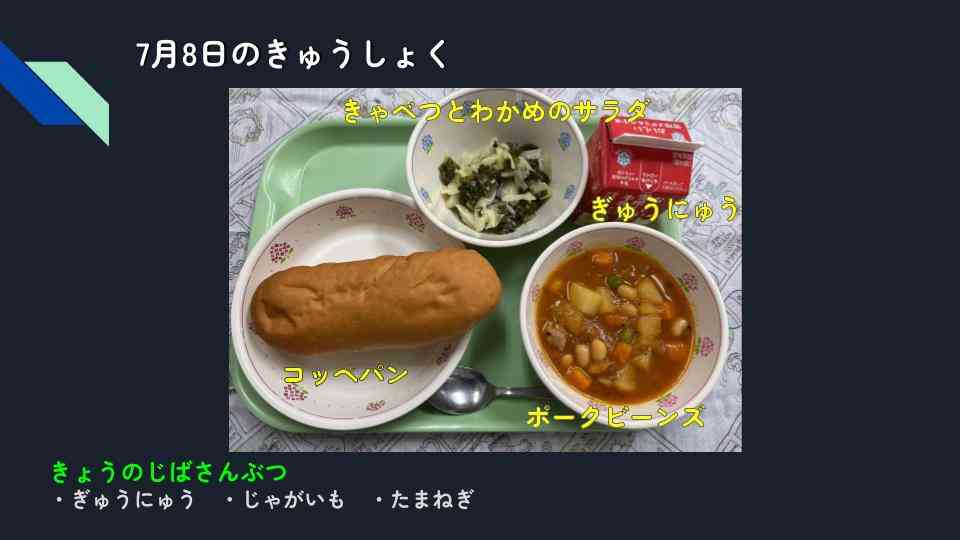 きょうのきゅうしょく - 2025-07-08T135548.789