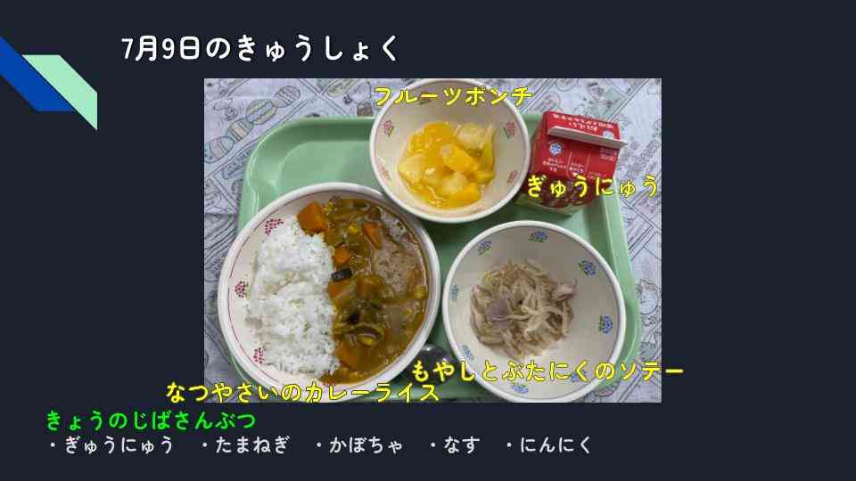 きょうのきゅうしょく - 2025-07-09T135900.351