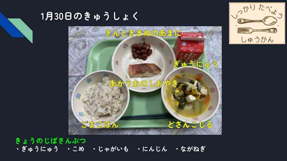 きょうのきゅうしょく - 2026-01-30T133208.855