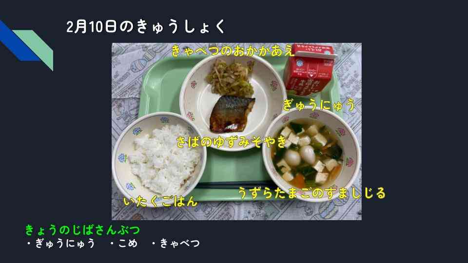 きょうのきゅうしょく - 2026-02-12T091316.036