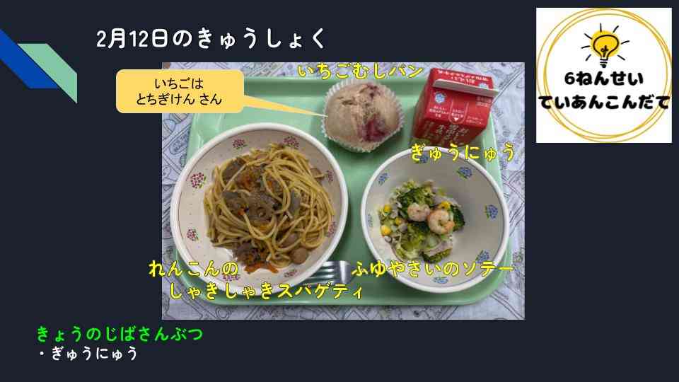 きょうのきゅうしょく - 2026-02-12T133418.794