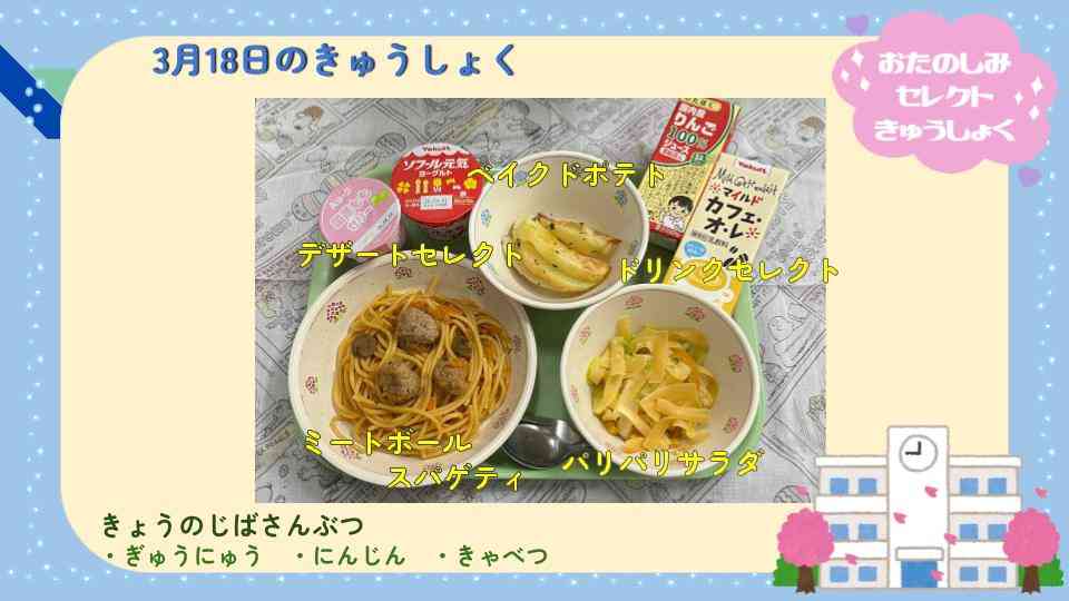 きょうのきゅうしょく - 2026-03-18T141749.751